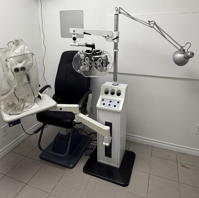 Eye exam equipment